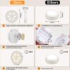 Rechargeable Puck Lights with Wireless Remote - 60 Lumens Dimmable LED Under Cabinet Lighting for Kitchen and Closet (6 Packs)