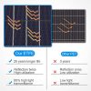 100W Portable Solar Panel Kit with Stand Foldable