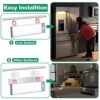 LED Motion Sensor Under Cabinet Lights - Rechargeable, Wireless, and Flicker-Free Illumination for Kitchen and Drawers! 💡🔧