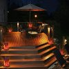 TomCare Flickering Flame Solar Lantern Outdoor