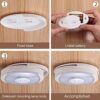 Lightess LED Puck Lights Wireless Closet Light with Remote Control