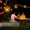 TomCare Solar Lights Outdoor Flickering Flame