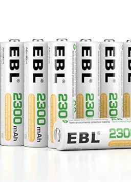 EBL Pack of 16 AA Batteries Rechargeable