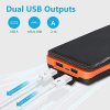 Solar Charger 24000mAh FEELLE Portable Solar Power Bank