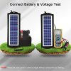 POWISER 3.5W Solar Battery Charger 12V Solar Powered Battery