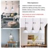 Brilliantly Adjustable Battery-Operated Pendant Lights - Illuminate Every Corner with Style