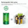 Fufly Rechargeable C Batteries 5000mAh
