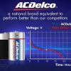 ACDelco 8-Count C Batteries, Maximum Power Super Alkaline Battery