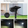 LITOM 12 LEDs Solar Landscape Spotlights