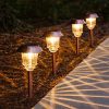 Pathway Lights Solar Powered 4 Pack Landscape LED