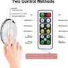 Lightess LED Puck Lights Wireless Closet Light with Remote Control