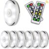 Lightess LED Puck Lights Wireless Closet Light with Remote Control