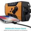FosPower 2000mAh NOAA Emergency Weather Radio