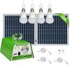 [30W Panel Foldable] GVSHINE Solar Panel Lighting Kit