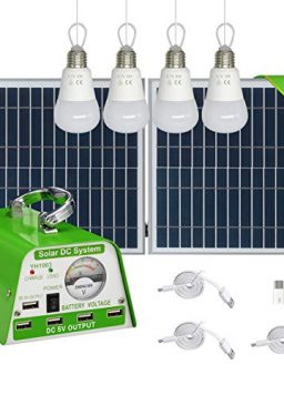 [30W Panel Foldable] GVSHINE Solar Panel Lighting Kit