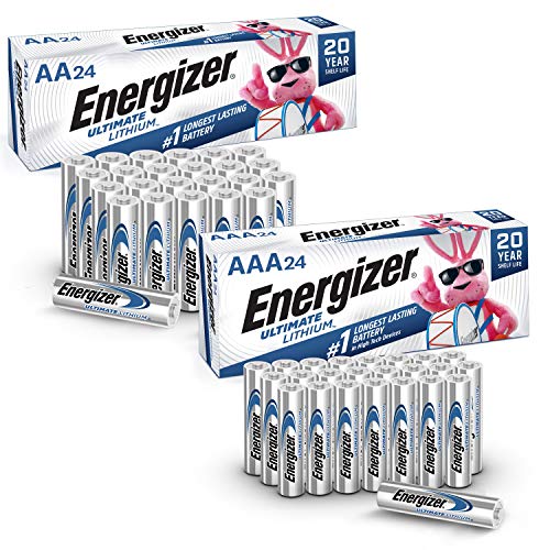 Energizer AA Lithium Batteries, AAA Lithium Batteries Combo Pack