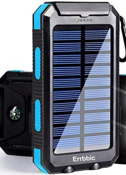 Solar Power Bank Portable Charger 20000mah Waterproof