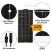 DOKIO Semi-Flexible Solar Panel 100W 12V Bendable
