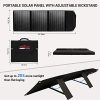 60w portable solar panel with parallel cable