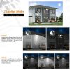 Solar Lights Outdoor, 210 LED 2500LM Solar Flood Security Lights