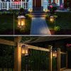 TomCare Solar Lights Outdoor Flickering Flameless