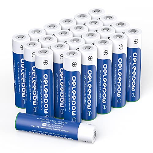 Deleepow Rechargeable AAA Batteries 1100mAh