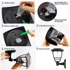 Maggift Vintage Solar Pathway Lights, 4 Pack