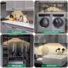 LED Motion Sensor Under Cabinet Lights - Rechargeable, Wireless, and Flicker-Free Illumination for Kitchen and Drawers! 💡🔧