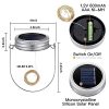 Solar Mason Jar Lights Lids, 10 Pack 30 LED Fairy Lights