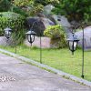 Dual Use Hanging Solar Lights with Shepherd Hooks - Outdoor Solar Coach Lights