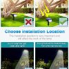 LiBlins 6-Pack Solar Landscape Spotlights – 33 LED 2-in-1 Outdoor Wall & Ground Lights, IP67 Waterproof, 3 Modes ❄️🌞