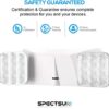 White Emergency Lighting Battery Backup