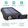 Two Packs-20,000mAh Solar Charger Power Bank