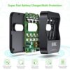 Quick Charger AA Rechargeable Batteries with USB-C and Micro Charging Port