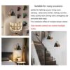 Illuminate Anywhere with Ease: Battery-Operated LED Wall Sconce