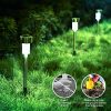 16Pack Solar Pathway Lights Outdoor Stainless Steel