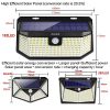 Aootek Solar lights outdoor 182 Leds 2500Lm Solar motion sensor