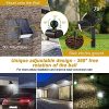 PESIVI 40 LEDs Solar Landscape Spotlights