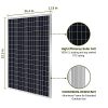 Power Your Adventures: 100W Solar Panel Kit for Off-Grid Living