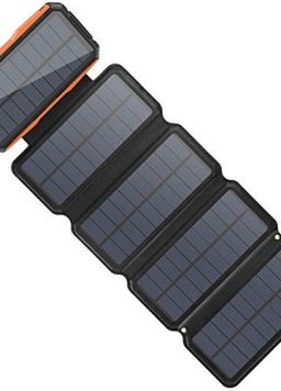 Solar Charger 26800mAh, Portable 5 Solar Panel