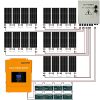 Off-Grid Power Solution: ECO-WORTHY 4KW Solar System with 16KWH Storage, All-in-One Inverter, and High-Efficiency Panels
