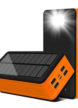 PSOOO Solar Power Bank 50000mAh Phone Charger
