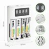 Rechargeable Batteries Charger for AA AAA