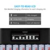 Tenergy 8-Bay LCD Display Fast Charger