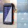 Solar Charger 20000mAh YOESOID Portable Solar Power Bank