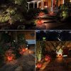 TomCare Flickering Flame Solar Lantern Outdoor