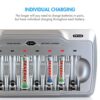 Tenergy TN145 8-Bay AA/AAA NiMH/NiCd Charger + 8xAA