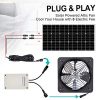 ECO-WORTHY 100W Solar Powered Fan System – Eco Cooling for Greenhouse & Attic