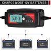 ECO-WORTHY 5Amp 12V Automatic Smart Battery Charger