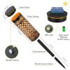 Outdoor Solar Pathway Lights - 6 Pack Decorative Metal Retro Lights for Path, Garden, Patio - Waterproof Landscape Lighting with Beautiful Patterns